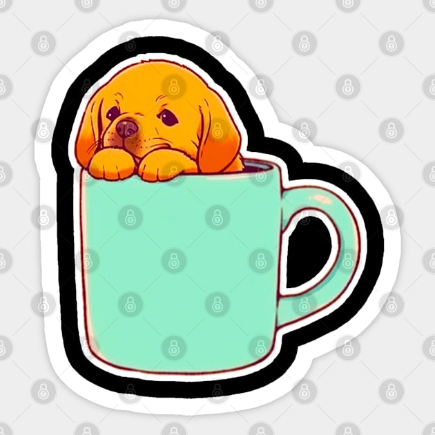 Mini Mocha Doge Sticker by Newdlebobs